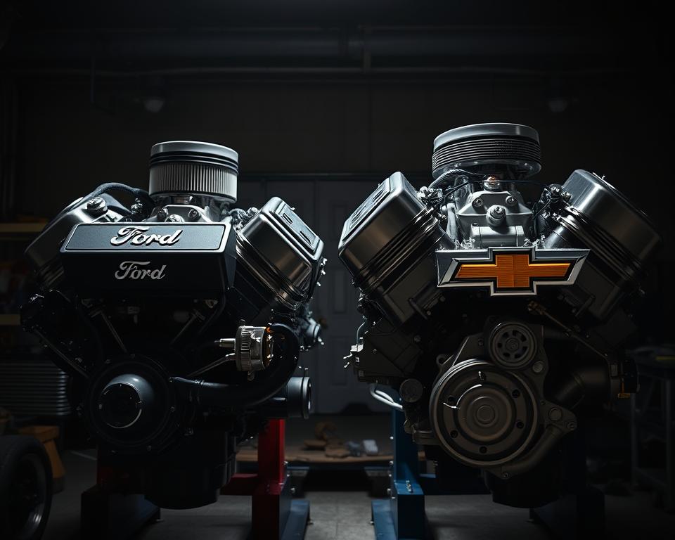 ford vs chevy engines