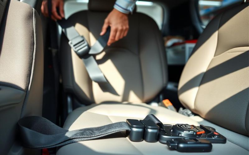 Car Seat Belt Replacement Process